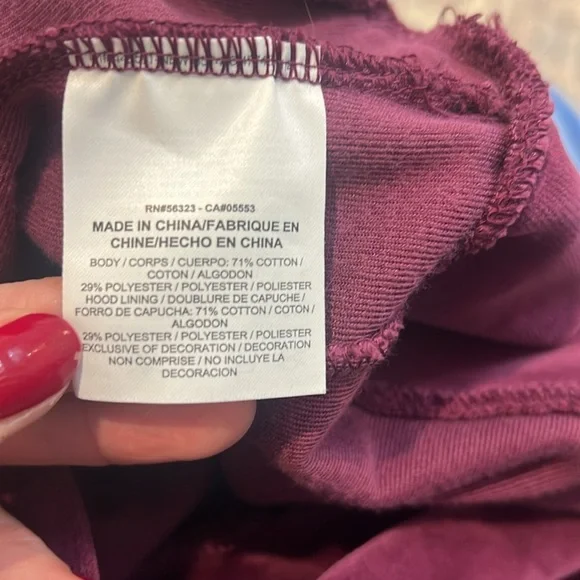 Air Jordan deep purple velour hoodie pullover size small. - Picture 10 of 10